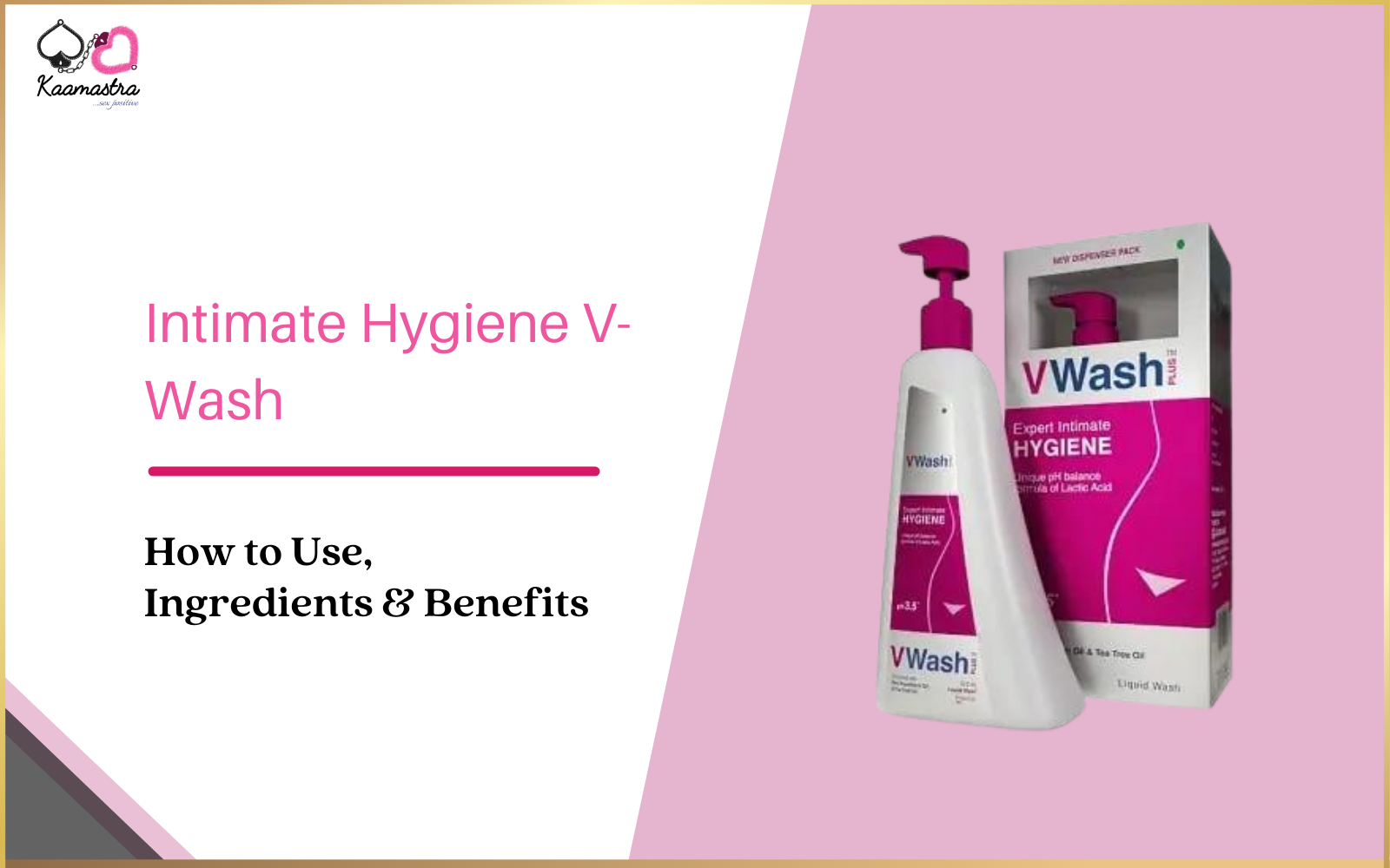 Intimate Hygiene V-Wash: How to Use, Ingredients, & Benefits – Kaamastra