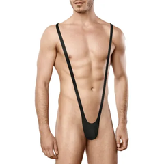 Kaamastra Black Men's Mankini Pouch for Penis