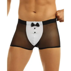 Kaamastra White and Black Tuxedo brief for Men