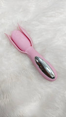 Kaamastra Pink Silicone Rose Mini Vibrator