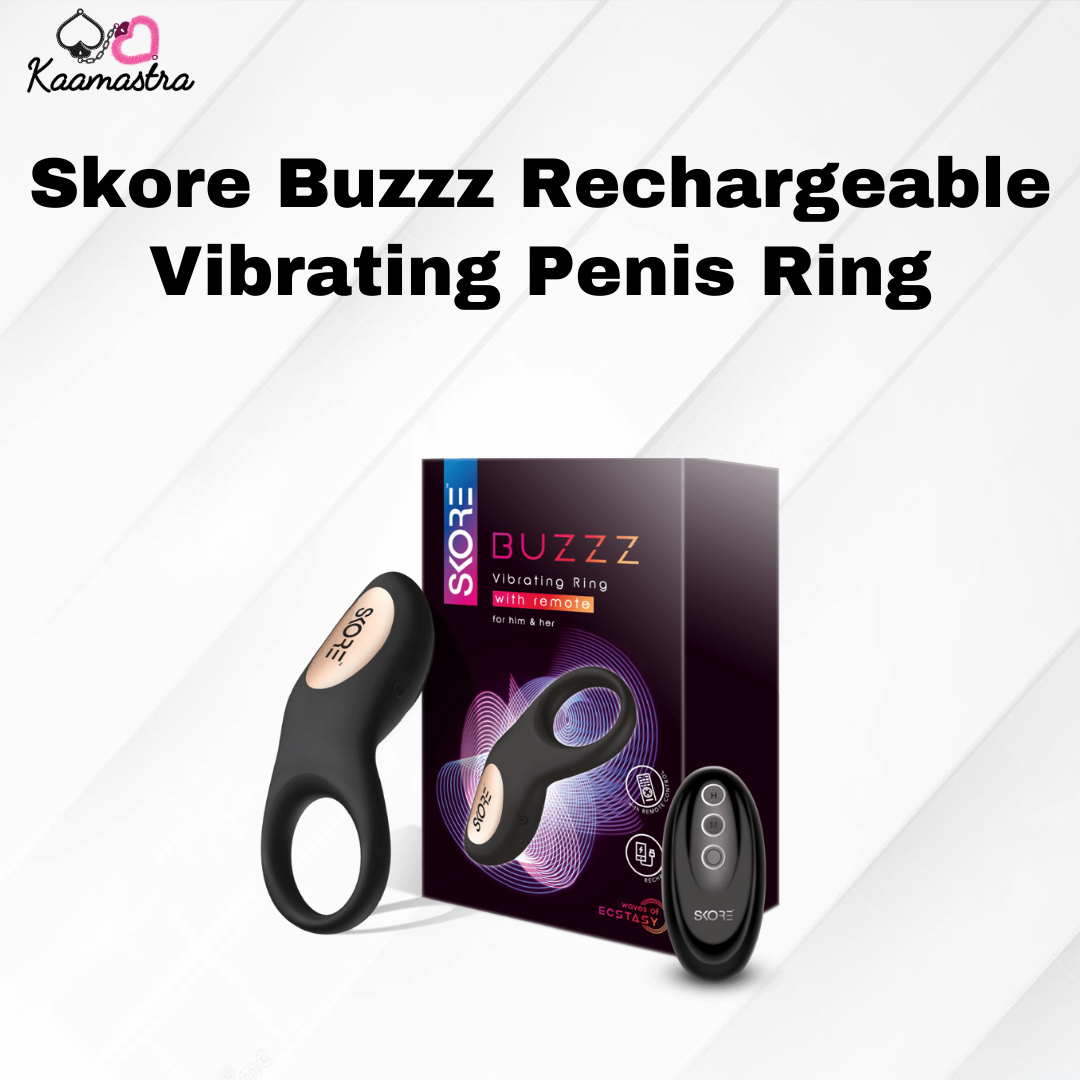 Skore Buzz vibrating penis ring on Kaamastra