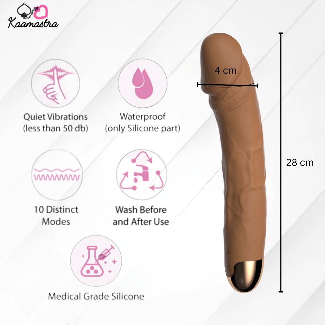 Silicone penis dildo for womens pleasure on Kaamastra 