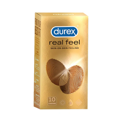 Durex Real Feel Condoms for Men - 10 Count