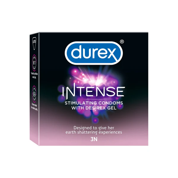 Durex Intense Condom Pack of 3 Cooling and Tingling