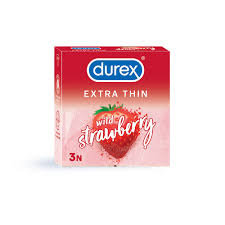 Durex Wild Strawberry Condoms for Men 3 No's