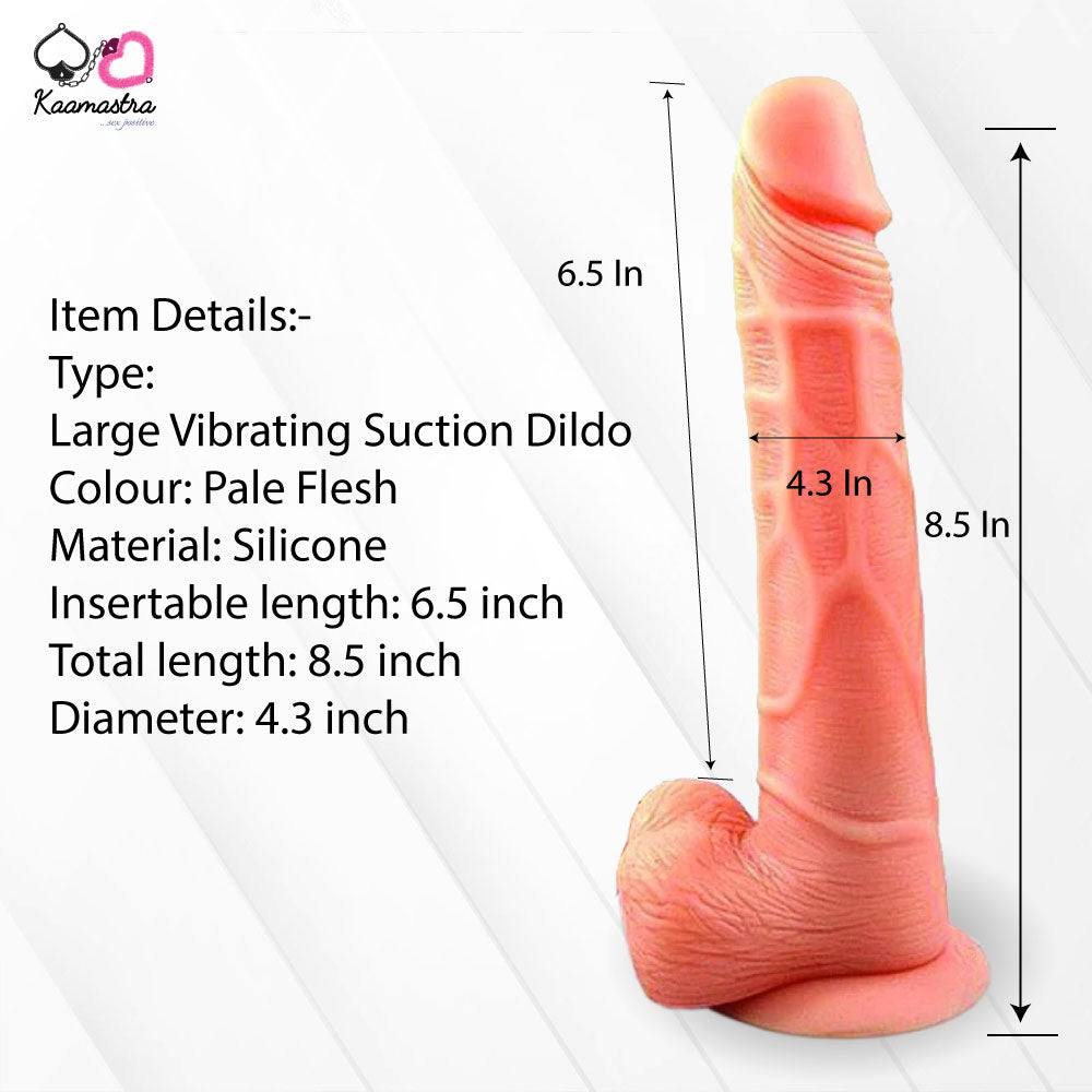 Kaamastra 8.5 Inch Realistic Vibrating Dildo With Suction Base