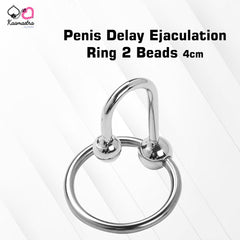 Kaamastra 4cm Penis Delay Ejaculation Ring 2 Beads