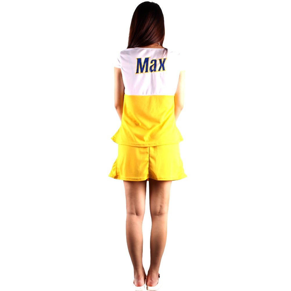 Kaamastra Yellow Casual Dress V-neck Mini Skirts For Women