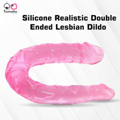 Kaamastra Silicone Realistic Double Ended Anal & Vaginal Lesbian Dildo