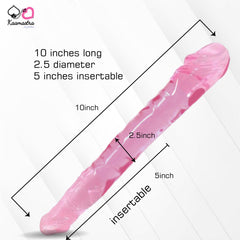 Kaamastra Silicone Realistic Double Ended Anal & Vaginal Lesbian Dildo