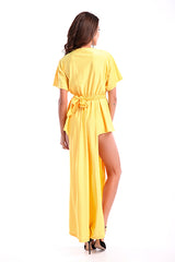 Kaamastra Yellow bodycon dress